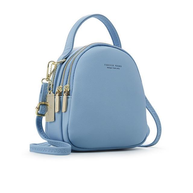 PU Leather Backpack with Mini Detail