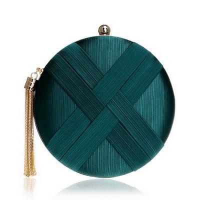 Round Evening Clutch