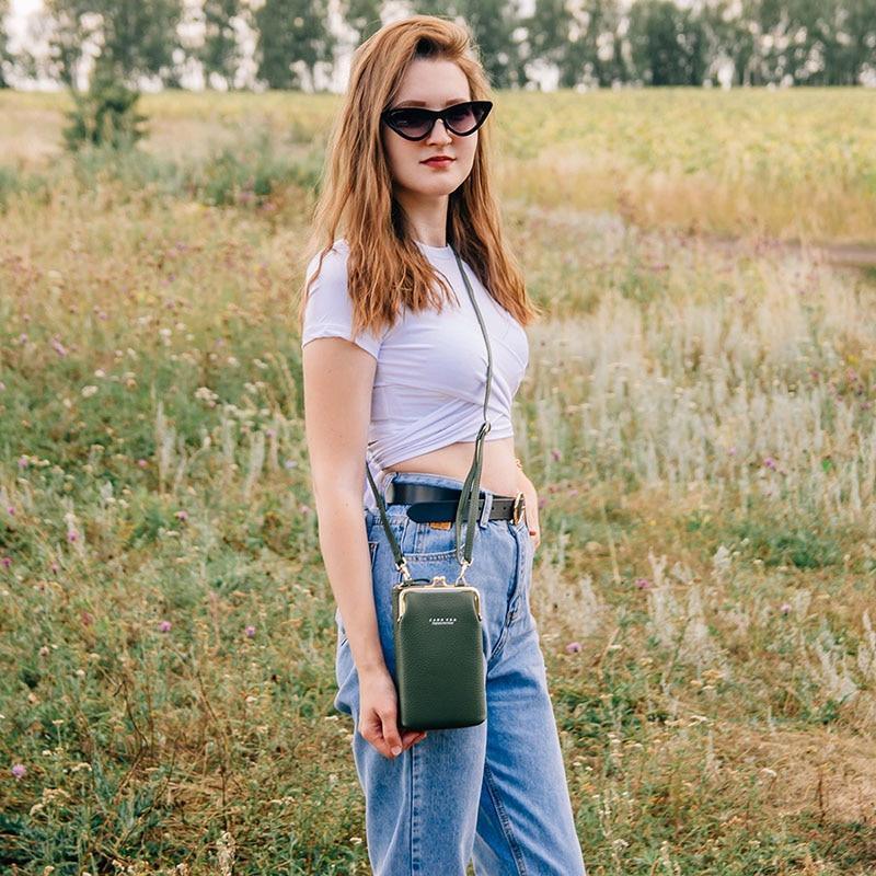 Mini Phone Bag in PU Leather