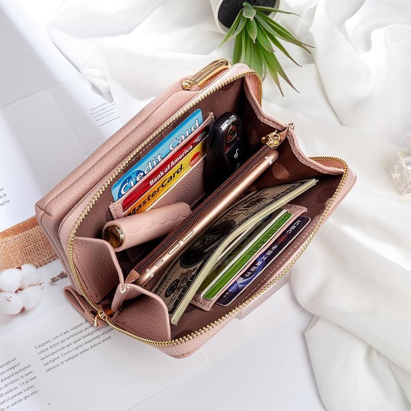 Mini Phone Bag in PU Leather