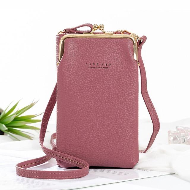 Mini Phone Bag in PU Leather