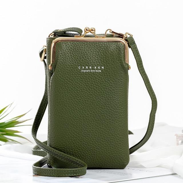 Mini Phone Bag in PU Leather