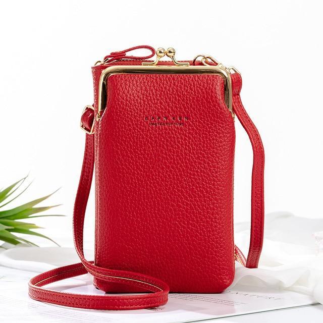 Mini Phone Bag in PU Leather