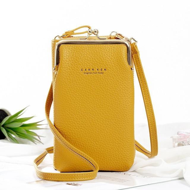 Mini Phone Bag in PU Leather