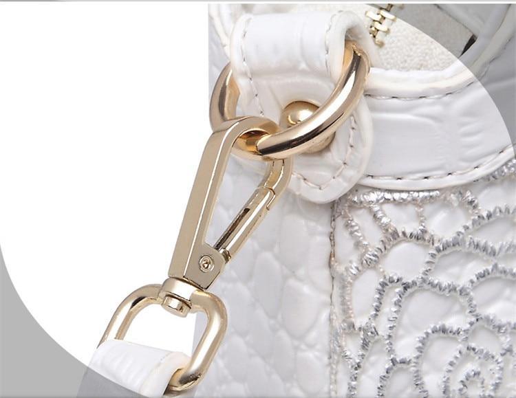 Round Leather Phone Bag