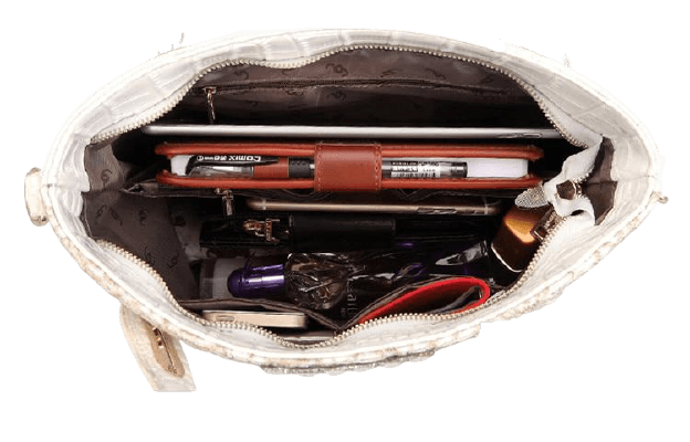 Round Leather Phone Bag