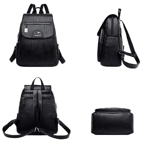 Roomy Backpack in Genuine Leather