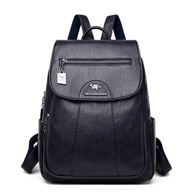 Roomy Backpack in Genuine Leather