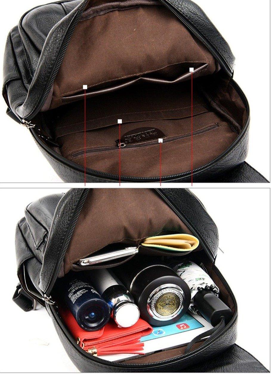 Roomy Backpack in Genuine Leather