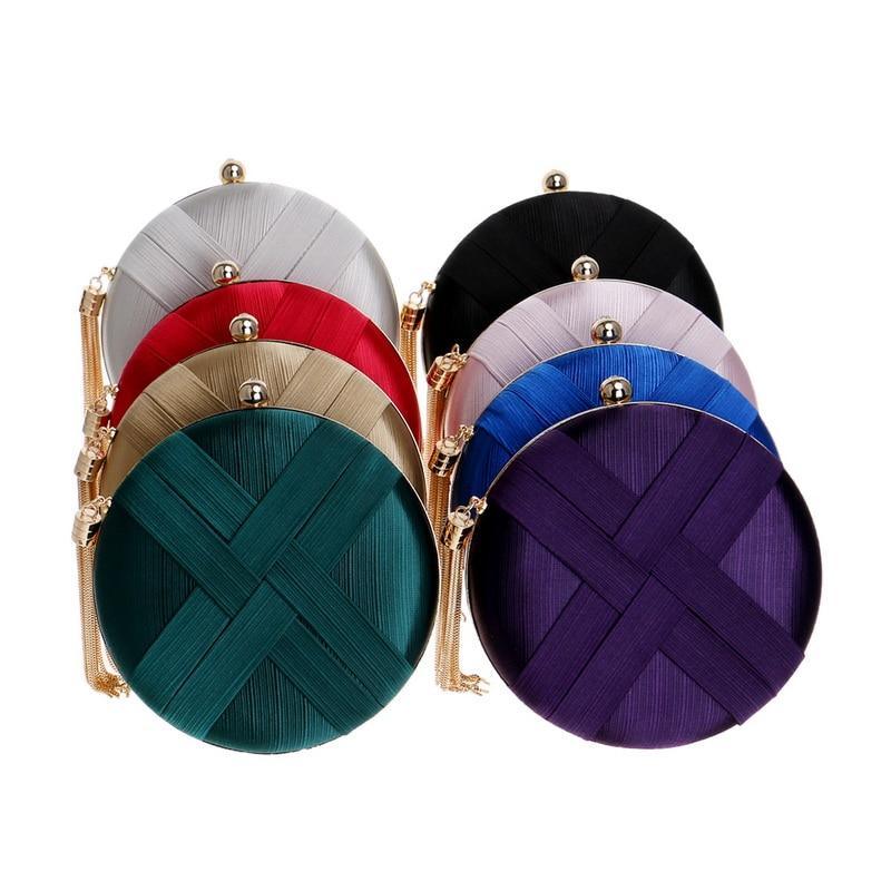Round Evening Clutch