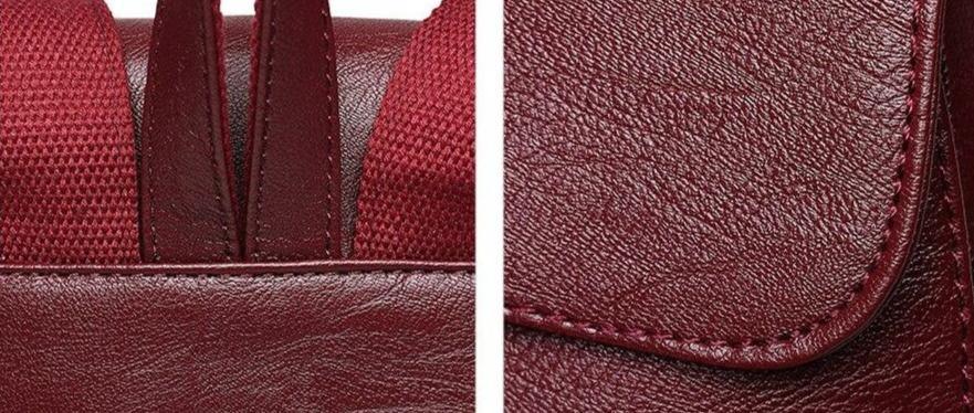 Commuter Genuine Leather Backpack