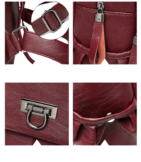 Commuter Genuine Leather Backpack