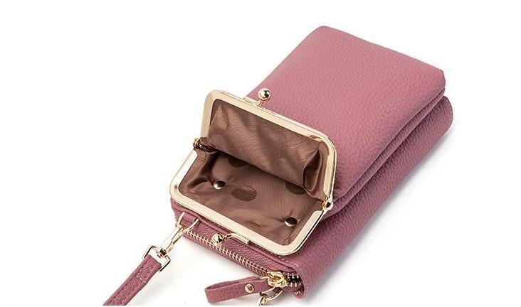 Mini Phone Bag in PU Leather