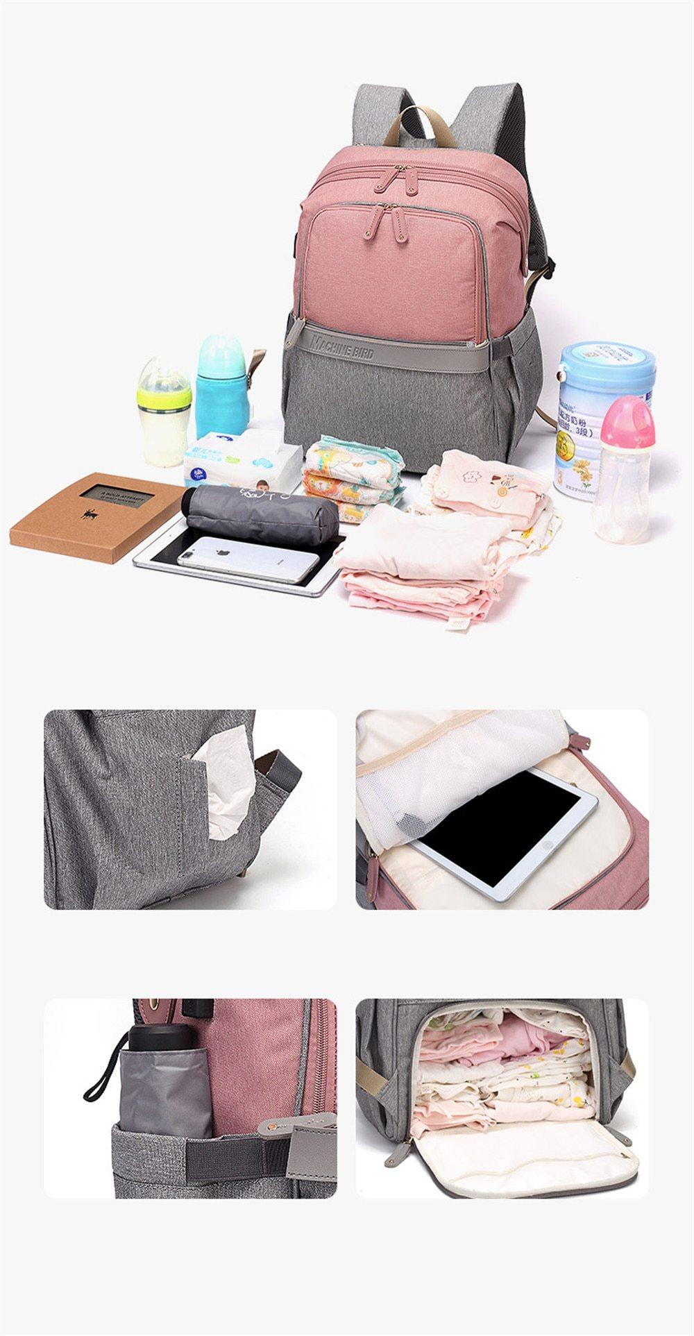 Round Backpack in Oxford Cloth