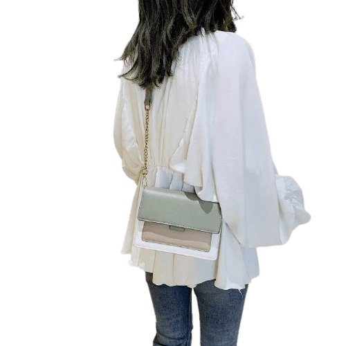Monogram Leather Crossbody Bag