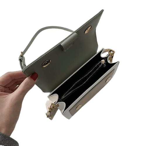 Monogram Leather Crossbody Bag