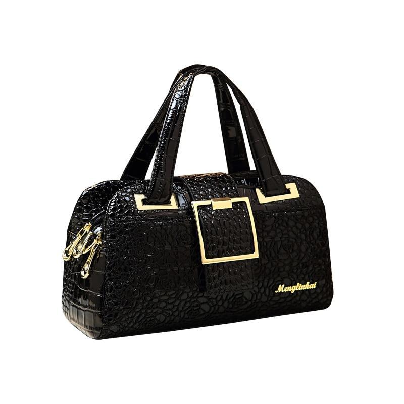 Genuine Leather Shoulder Bag with Timeless Detail