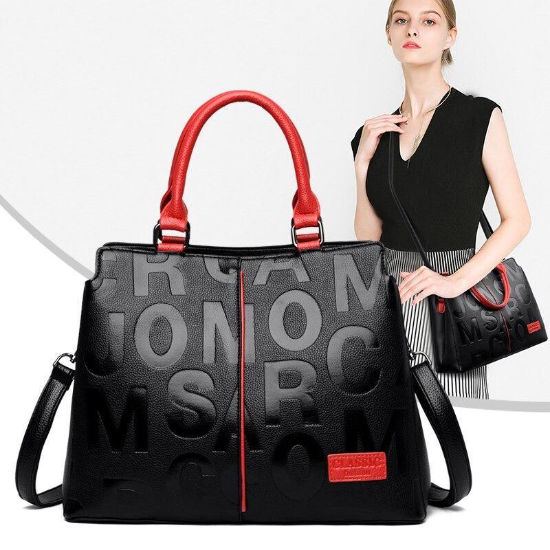 Modern Tote Bag in Leather