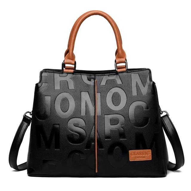 Modern Tote Bag in Leather