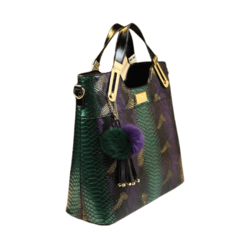 Genuine Leather Phone Bag with Weekend Detail