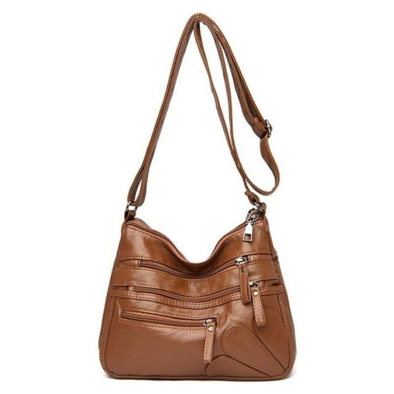 Signature Shoulder Bag in Leather