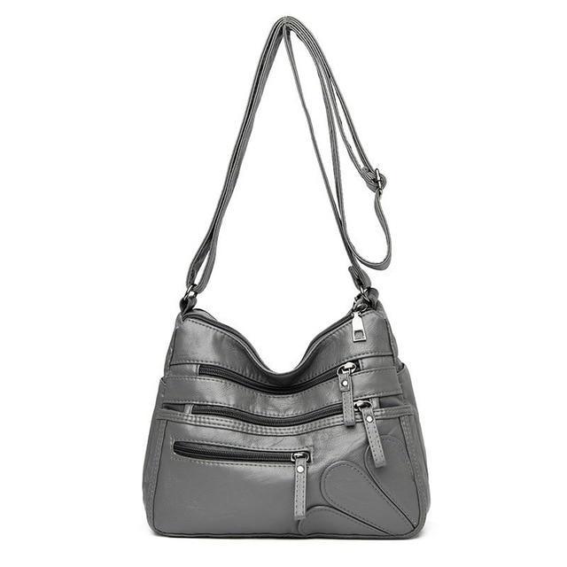 Signature Shoulder Bag in Leather