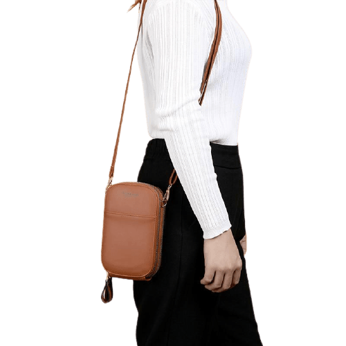 Quilted PU Leather Purse