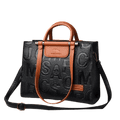 Leather Phone Bag with Modern Detail