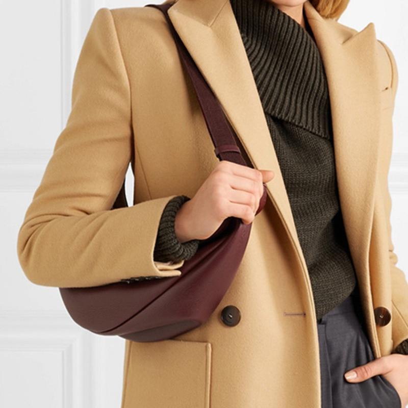 Half-Moon Chest Bag in Leather