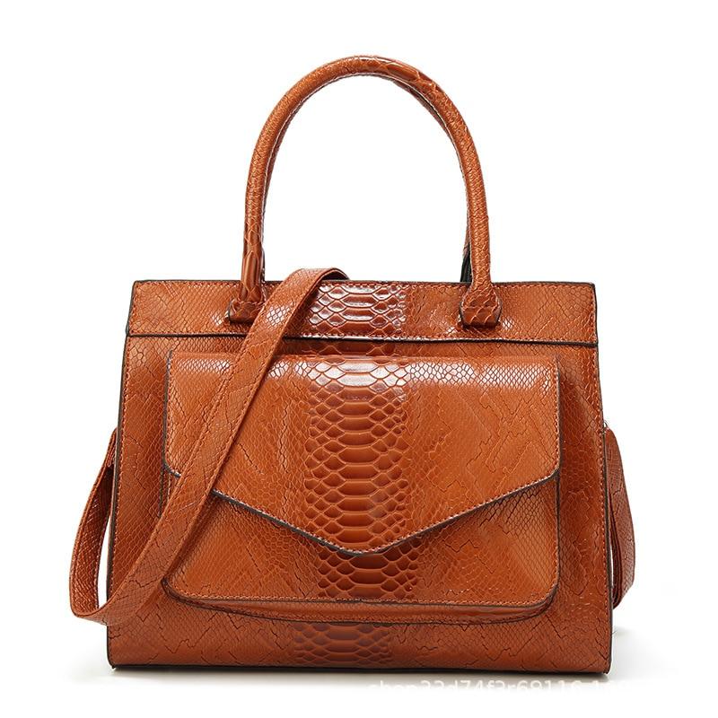 Leather Phone Bag with Streamlined Detail