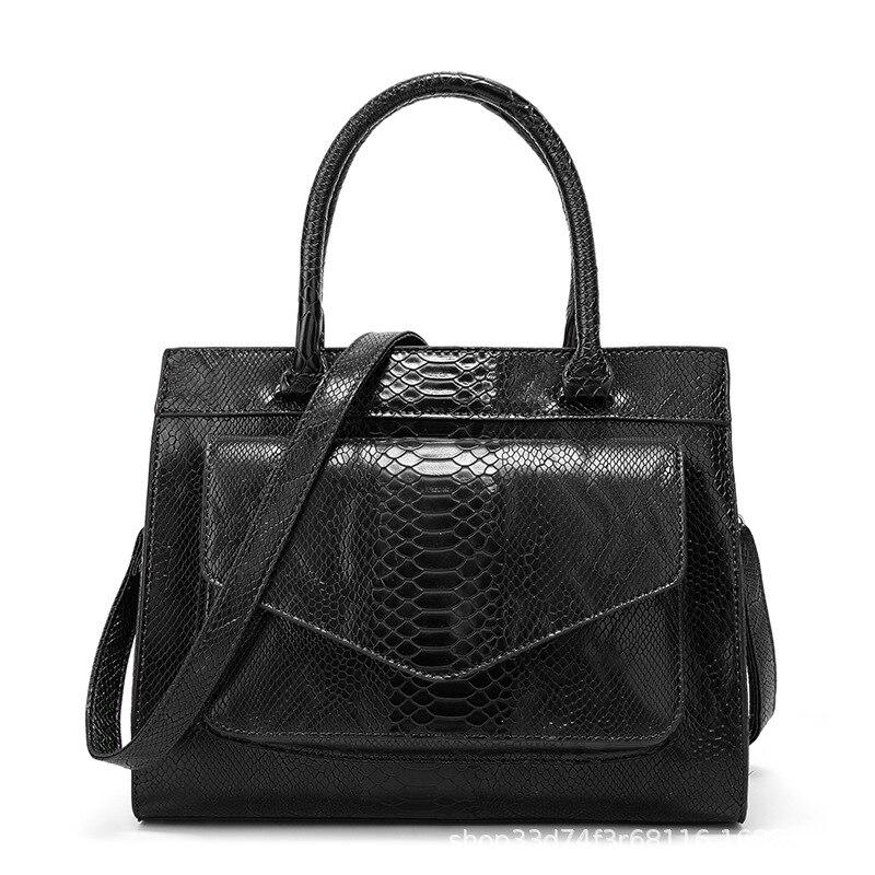 Leather Phone Bag with Streamlined Detail