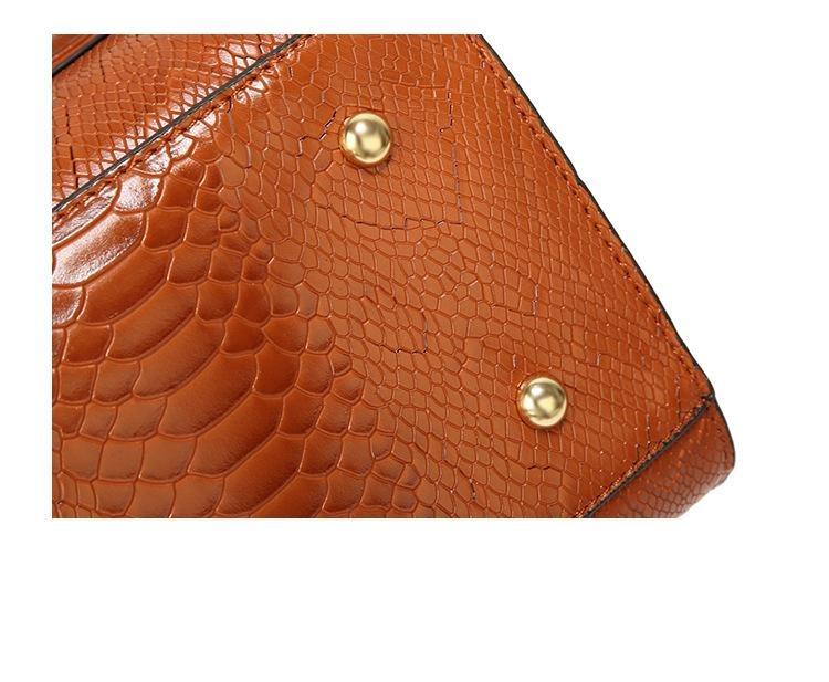 Leather Phone Bag with Streamlined Detail