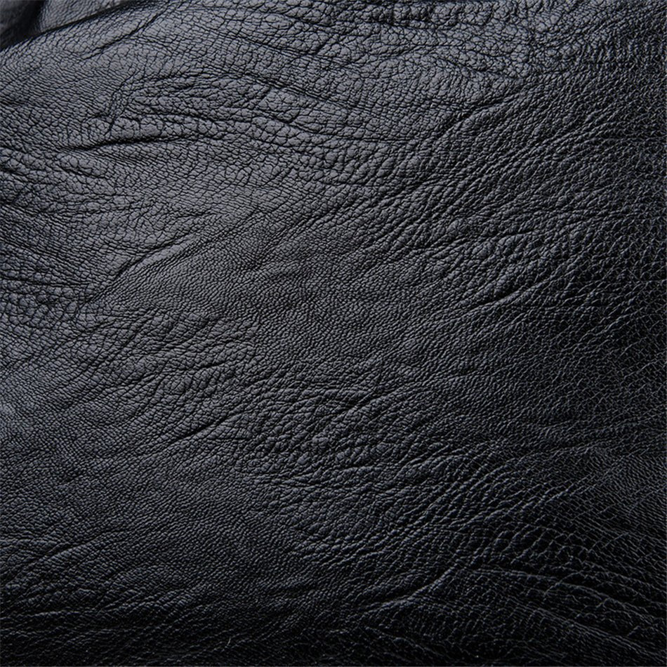 Anti-Theft PU Leather Backpack