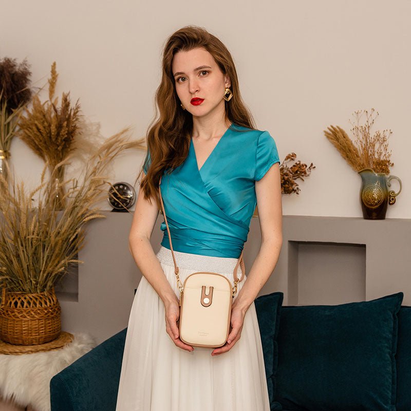 Mini PU Leather Crossbody Bag