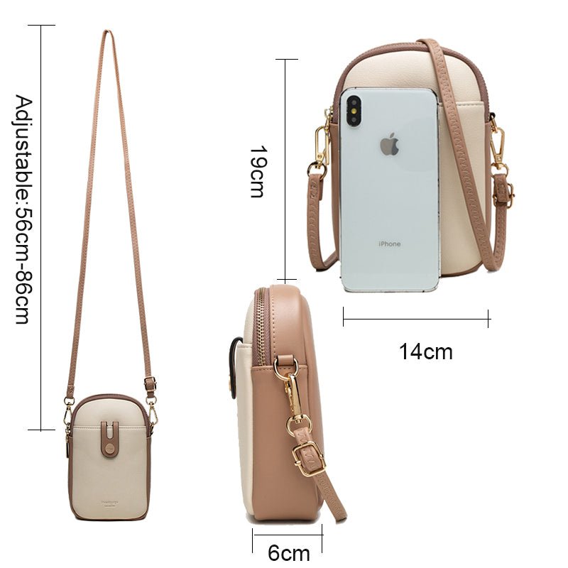 Mini PU Leather Crossbody Bag