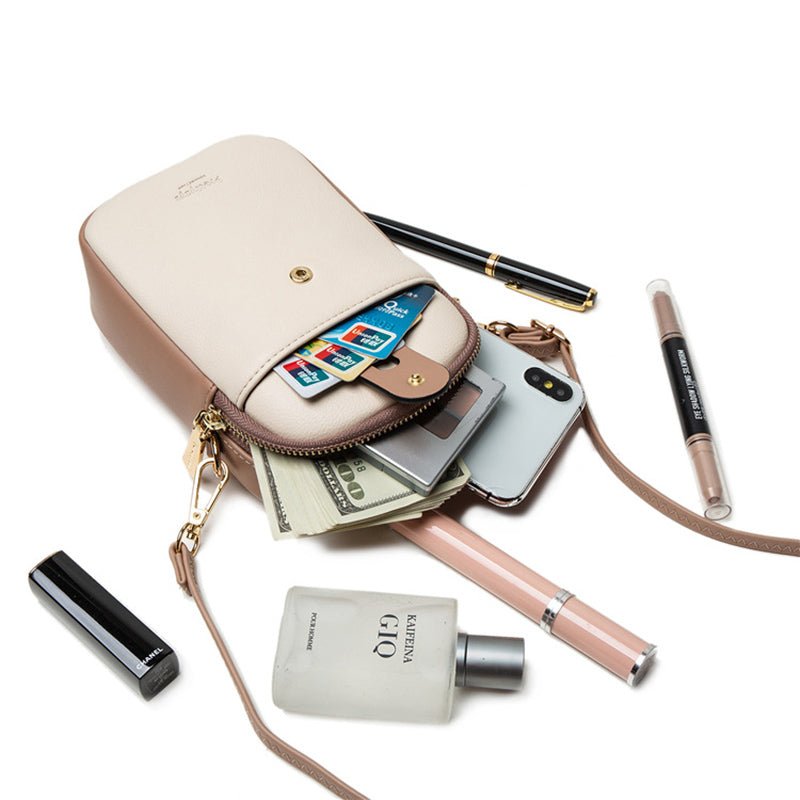 Mini PU Leather Crossbody Bag