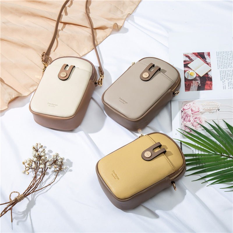Mini PU Leather Crossbody Bag