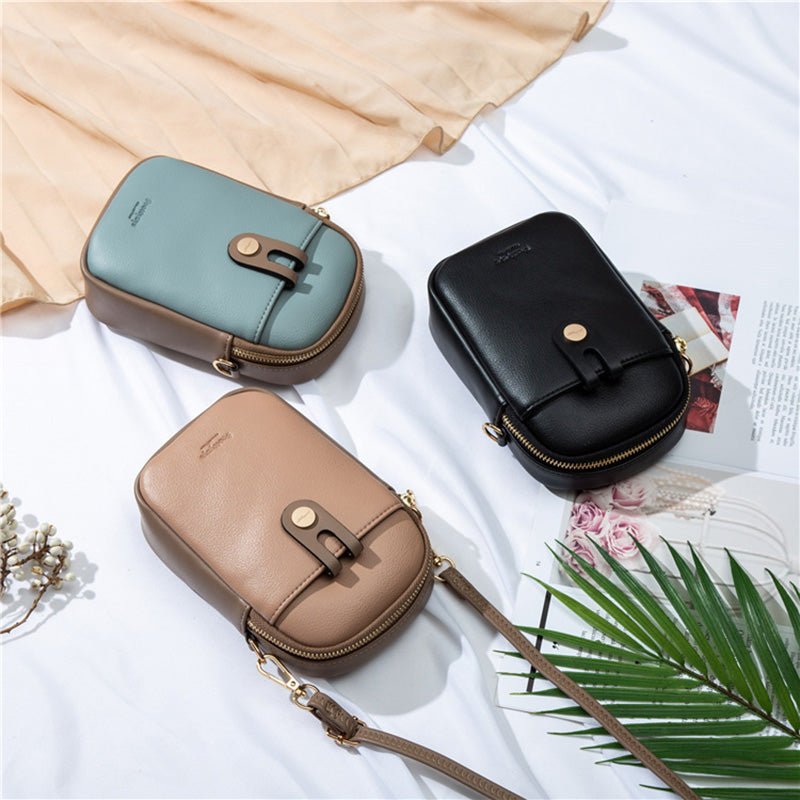 Mini PU Leather Crossbody Bag