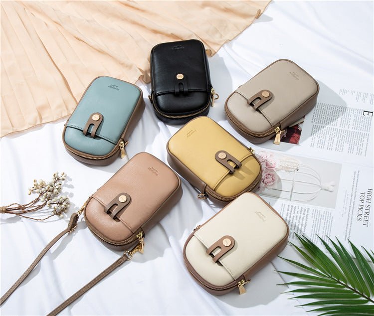 Mini PU Leather Crossbody Bag