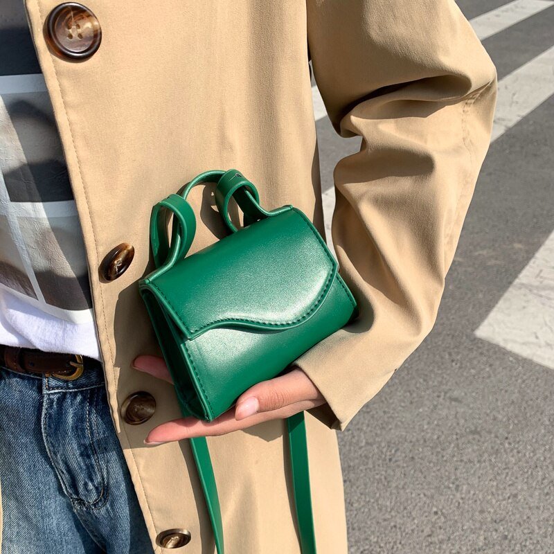 Mini Crossbody Bag in PU Leather