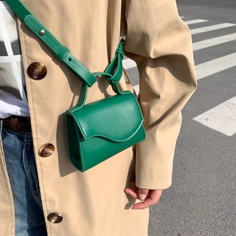 Mini Crossbody Bag in PU Leather