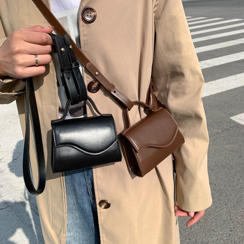 Mini Crossbody Bag in PU Leather