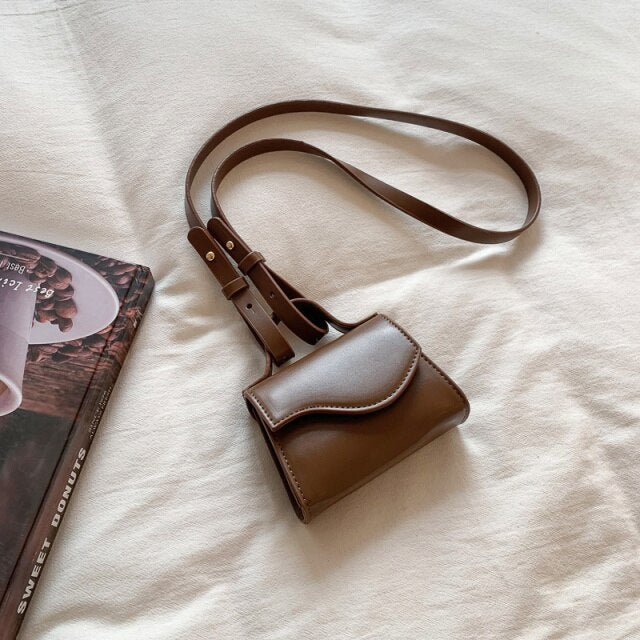 Mini Crossbody Bag in PU Leather