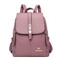 Polished Backpack in Leather