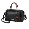 Essential Spacious Leather Bag with Strap Detail