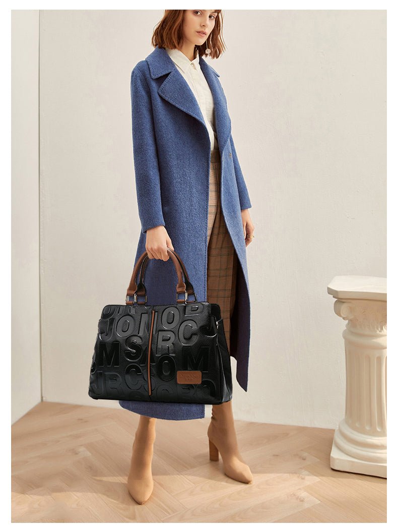Signature Tote Bag in Genuine Leather