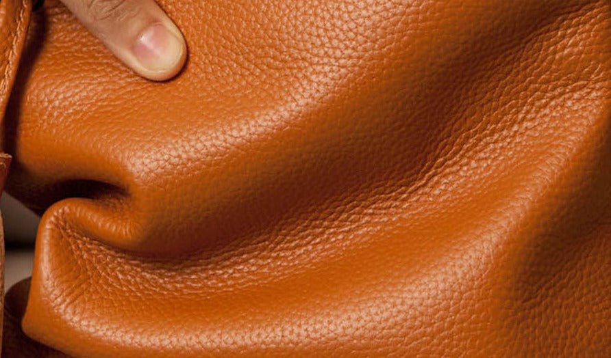 Genuine Leather Crossbody Bag with Mini Detail