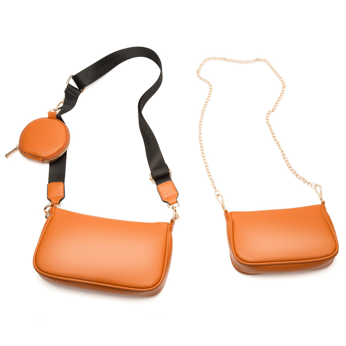 Croc-Effect Crossbody Bag