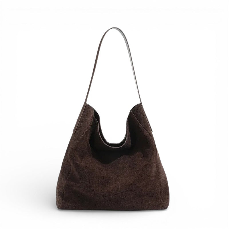 Effortless Verity Suede Shoulder Bag