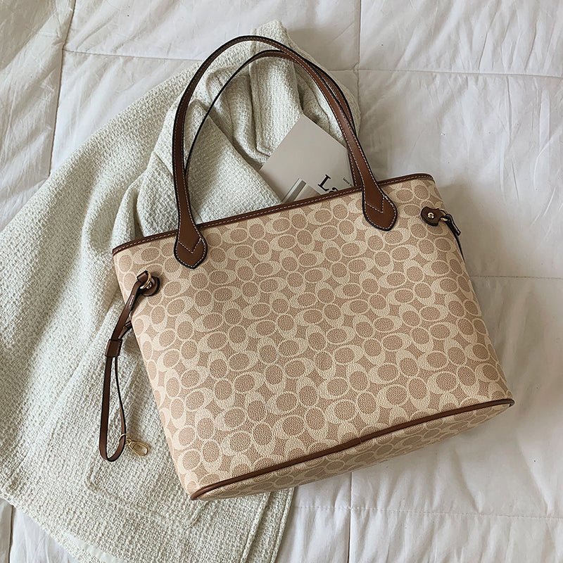 Graffiti-Print Tote Bag